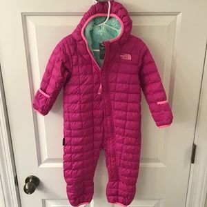The North Face thermoball snowsuit 12-18 months